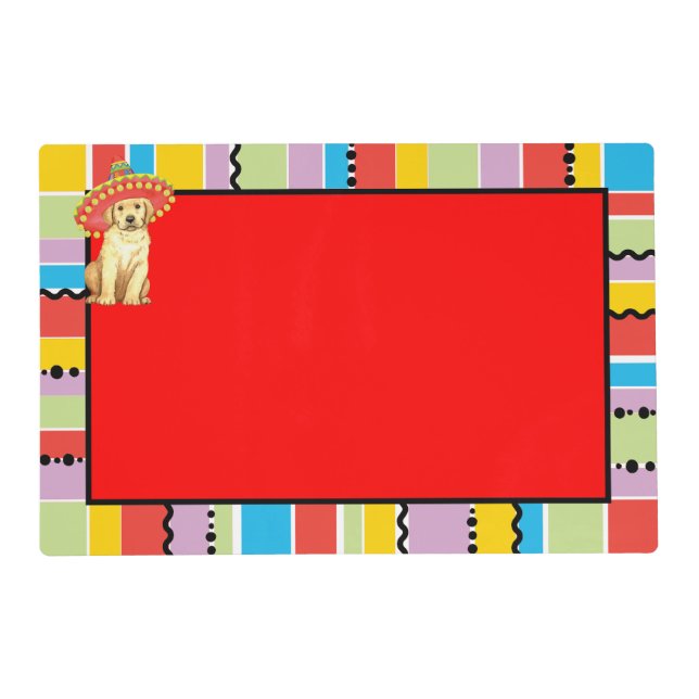 Fiesta Yellow Lab Placemat (Front)