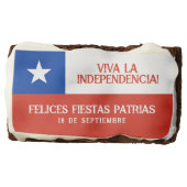 Fiestas Patrias Independence Day Chile Flag Brownie (Front)