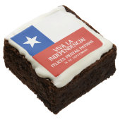 Fiestas Patrias Independence Day Chile Flag Brownie (Angled)