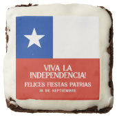 Fiestas Patrias Independence Day Chile Flag Brownie (Front)