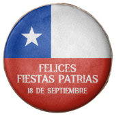 Fiestas Patrias Independence Day Chile Flag Chocolate Covered Oreo (Front)