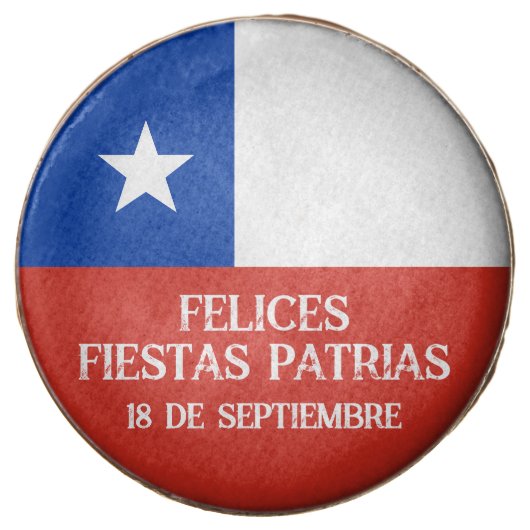 Fiestas Patrias Independence Day Chile Flag Chocolate Covered Oreo (Front)