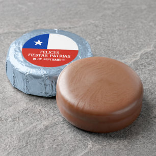 Fiestas Patrias Independence Day Chile Flag Dipped Oreo Cookie Favors