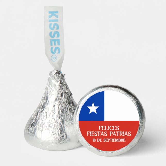 Fiestas Patrias Independence Day Chile Flag Hershey®'s Kisses® (Front)