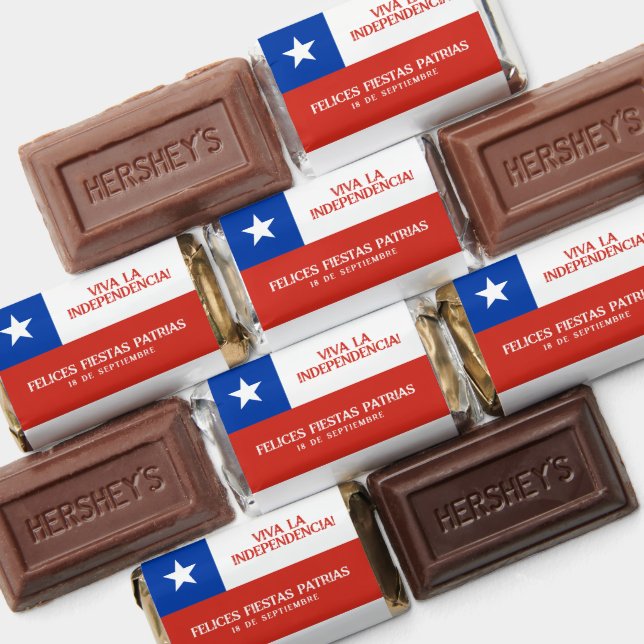 Fiestas Patrias Independence Day Chile Flag Hershey's Miniatures (Assorted)
