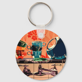 Fiestaware and the Kitchen Sink Keychain