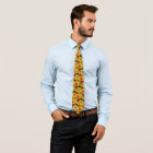 "Fiesty Floral 3" Flower Garden Neck Tie