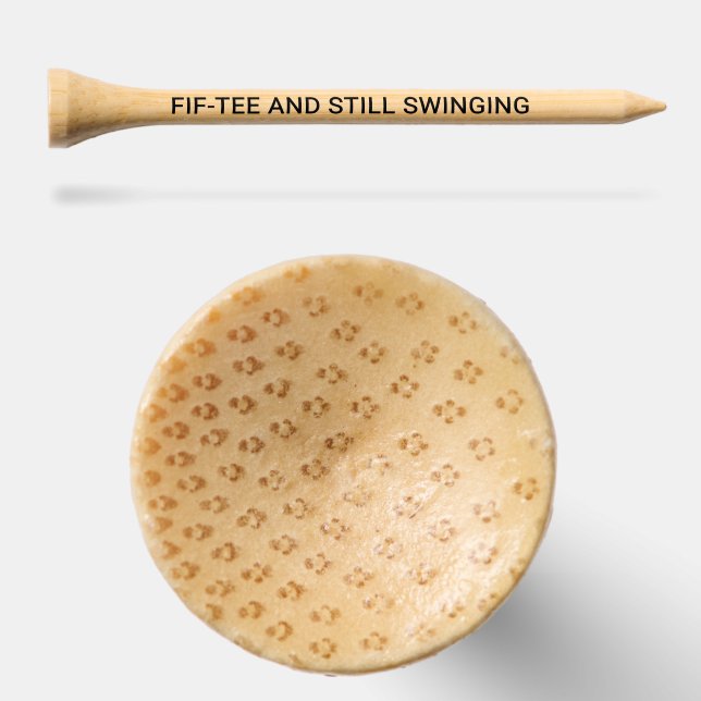 FIF-TEE and Still Swinging Funny 50th Birthday Golf Tees (Combo (Horz))