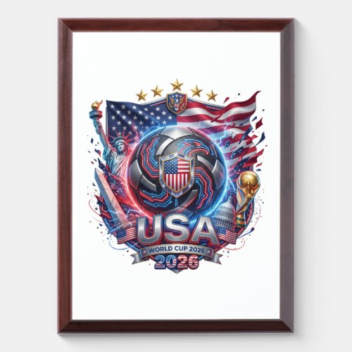 FIFA World Cup 2026 - USA Award Plaque