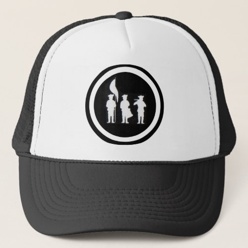Fife and Drum Corps Silhouette Apparel Trucker Hat