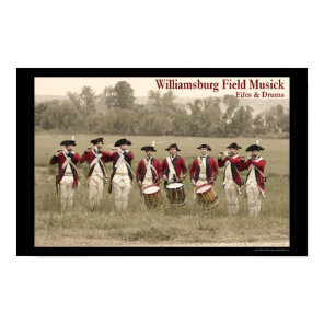 Fife & Drum at Berkeley Plantation Poster