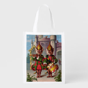 Fife & Drum Foxes Grocery Bag