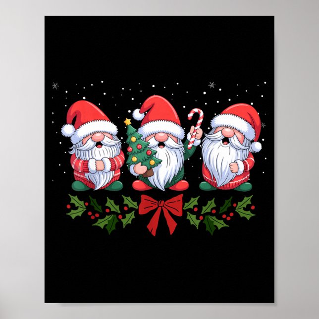 Fife Life Christmas Gnome Holiday Winter Xmas  Poster (Front)