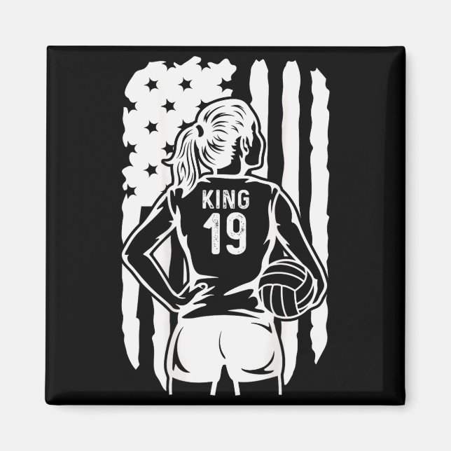 Fife Life High School Volleyball King 19  Magnet (Front)