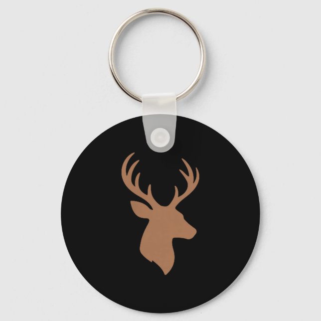 Fife Life My Family Tree Has A Stand In It Deer Hu Keychain (Front)
