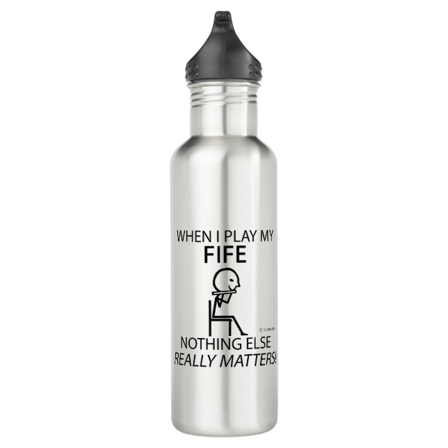 Fife Nothing Else Matters Stainless Steel Water Bottle (Right)