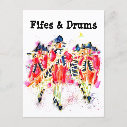 Fifes and Drums 181201 Postcard