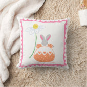 'fifi' daisy bunny in pink and orange pillow (Blanket)
