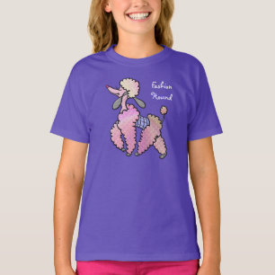 Fifi Poodle - French Fashion Hound (Personalize) T-Shirt