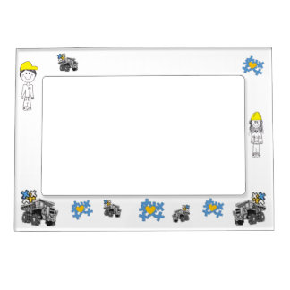 -FIFO Son+mom+Dumptruck Magnetic Frame