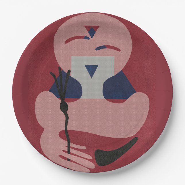 Fifteen Paper Plates (Front)