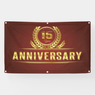 fifteen year Anniversary Banner
