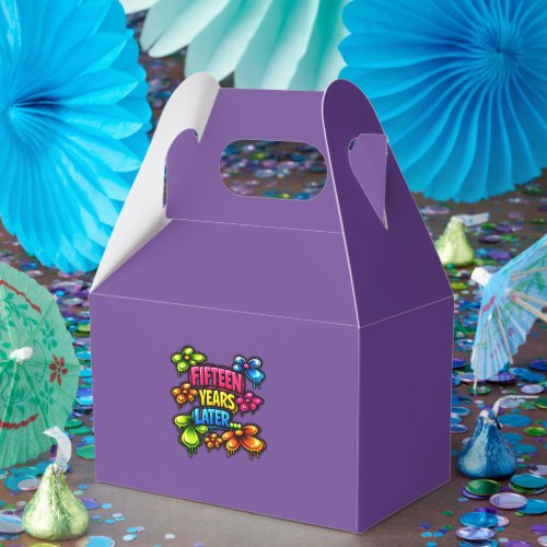 Fifteen Years Later Favor Boxes