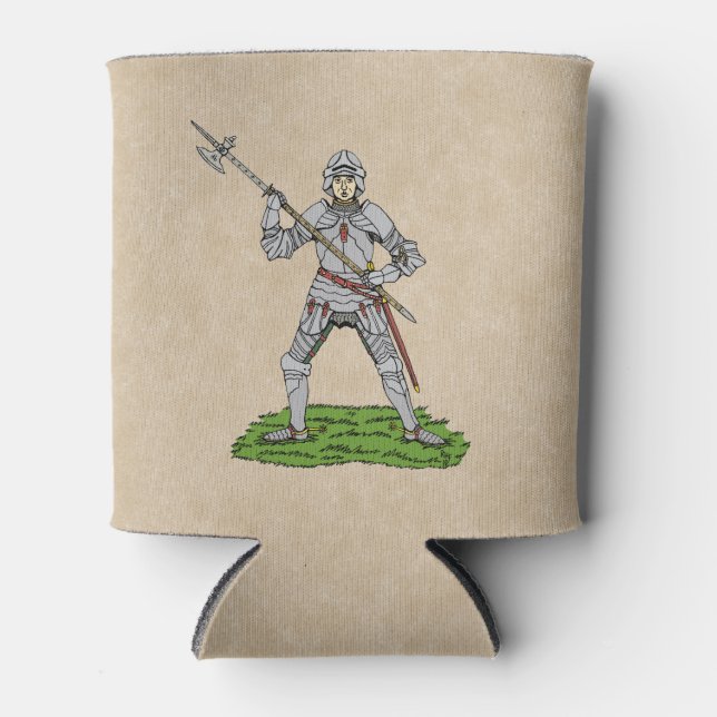 Fifteenth Century English Knight Can Cooler (Front)
