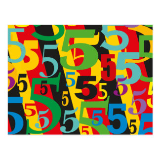 Fifth, 55th or 50th Birthday or Anniversary #5 Postcard