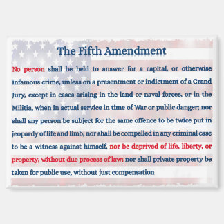 Fifth Amendment Magnet