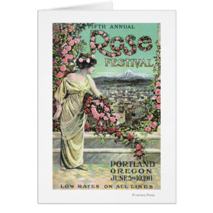 Fifth Annual Rose Festival Advertisement