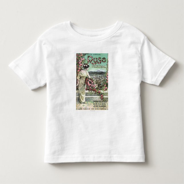 Fifth Annual Rose Festival Advertisement Toddler T-shirt (Front)