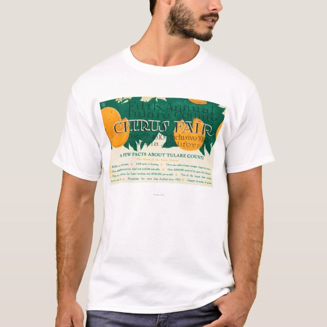 Fifth Annual Tulare County Citrus Fair Promotion T-Shirt (Front)