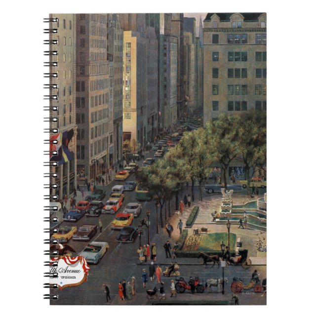 Fifth Avenue by John Falter Notebook (Front)