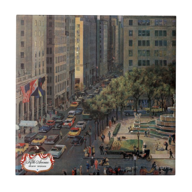 Fifth Avenue by John Falter Tile (Front)