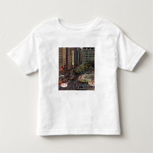 Fifth Avenue by John Falter Toddler T_shirt