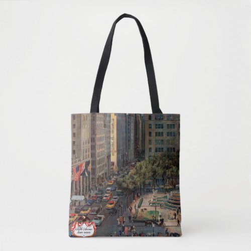 Fifth Avenue by John Falter Tote Bag