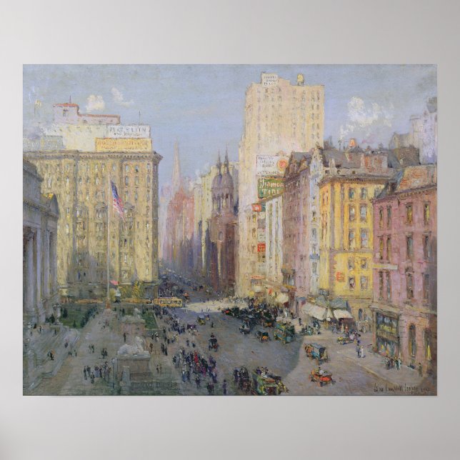 Fifth Avenue, New York, 1913 Poster (Front)