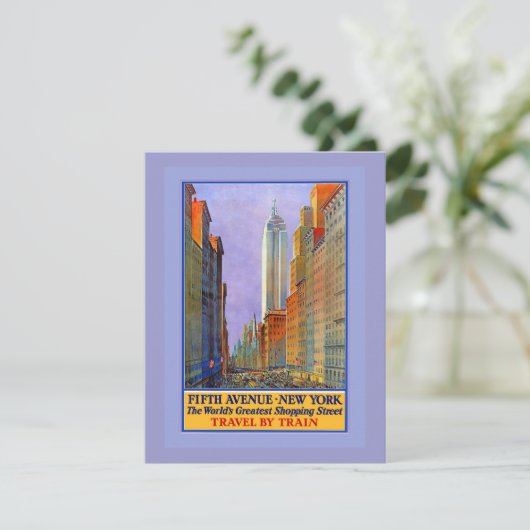 Fifth Avenue New York Worlds Greatest Shopping St. (Standing Front)