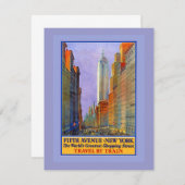 Fifth Avenue New York Worlds Greatest Shopping St. (Front/Back)