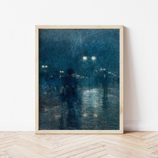 Fifth Avenue Nocturne | Childe Hassam Poster (Creator Uploaded)