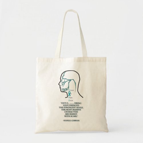 Fifth Cranial Nerve Distribution and quote Tote Bag