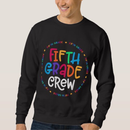 Fifth Grade Crew tshirt 5th Grade Back To School T