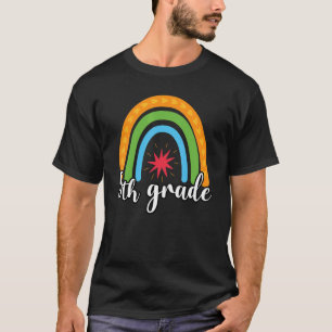 Fifth Grade Rainbow Design Cute 5th Grade T-Shirt