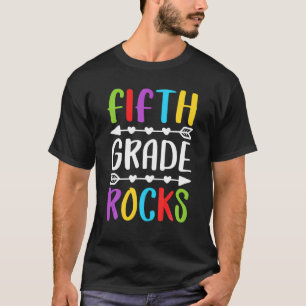 Fifth Grade Rocks Back To School 5Th Grade Teacher T-Shirt
