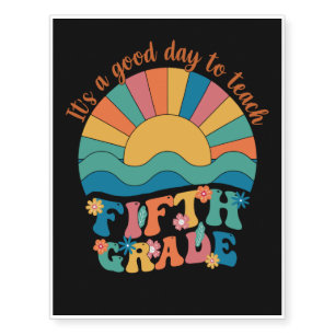 Fifth Grade Teacher Plants Lover Temporary Tattoos