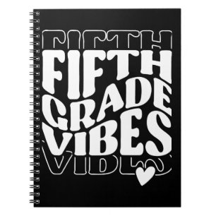 Fifth Grade Vibes Back To School Notebook