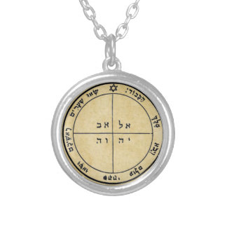 Fifth Pentacle of Mercury Silver Plated Necklace