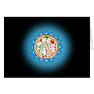 Fifth Step to Soul Card with Fifth Chakra Mantra