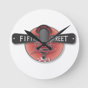 Fifth Street Radio Wall Clock